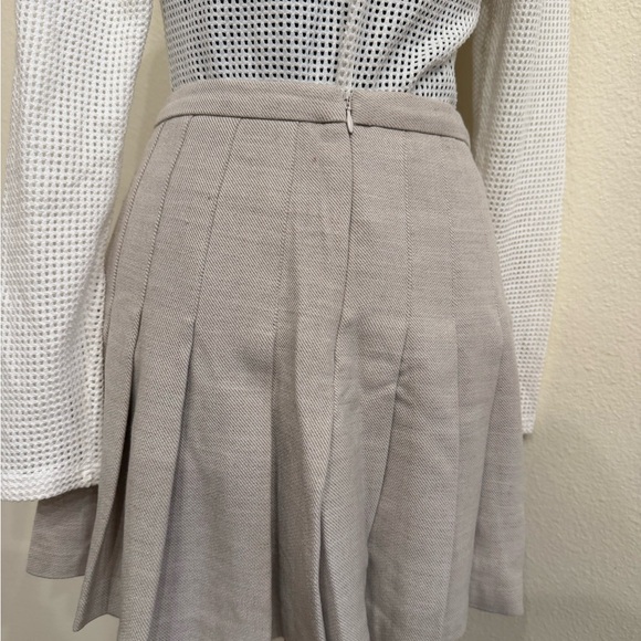 Wilfred Light Gray Skater Skirt - Picture 3 of 4